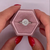 2CT ROUND CUT WHITE GOLD DIAMOND RING